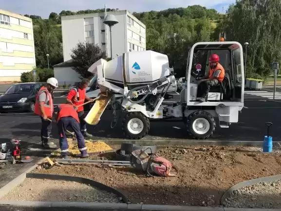 chantier toupie béton sur mesur