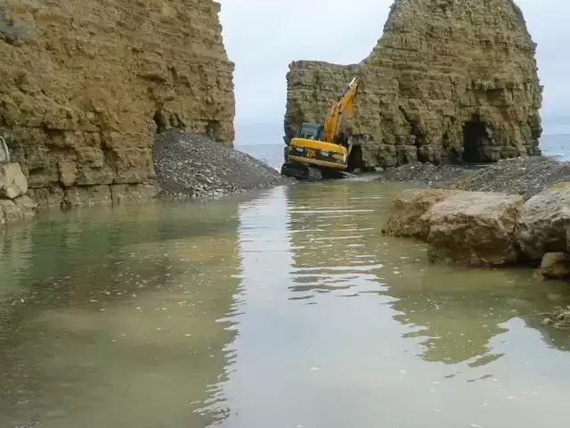 beton projete colore pointe hoc