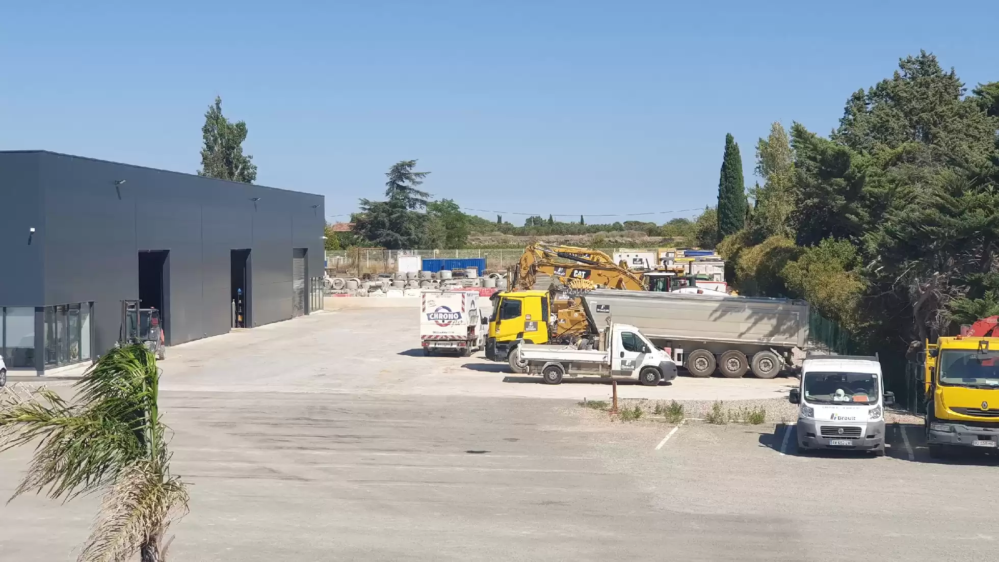parking engins tp enrobés percolés