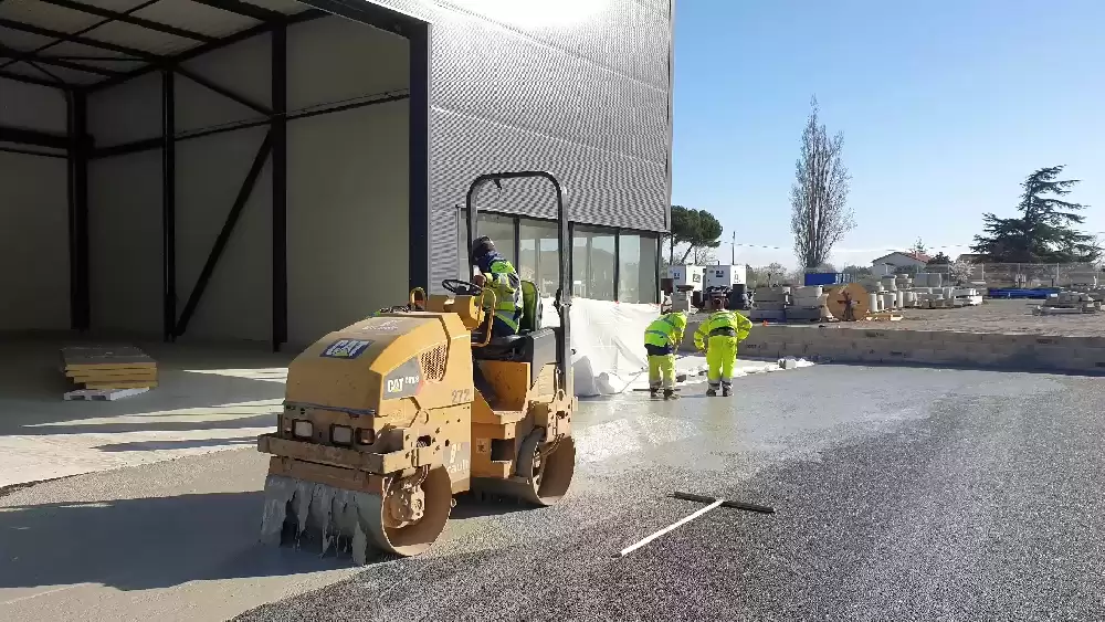 parking engins tp enrobés percolés