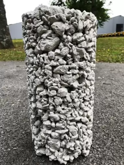 béton drainant D 20 éprouvette