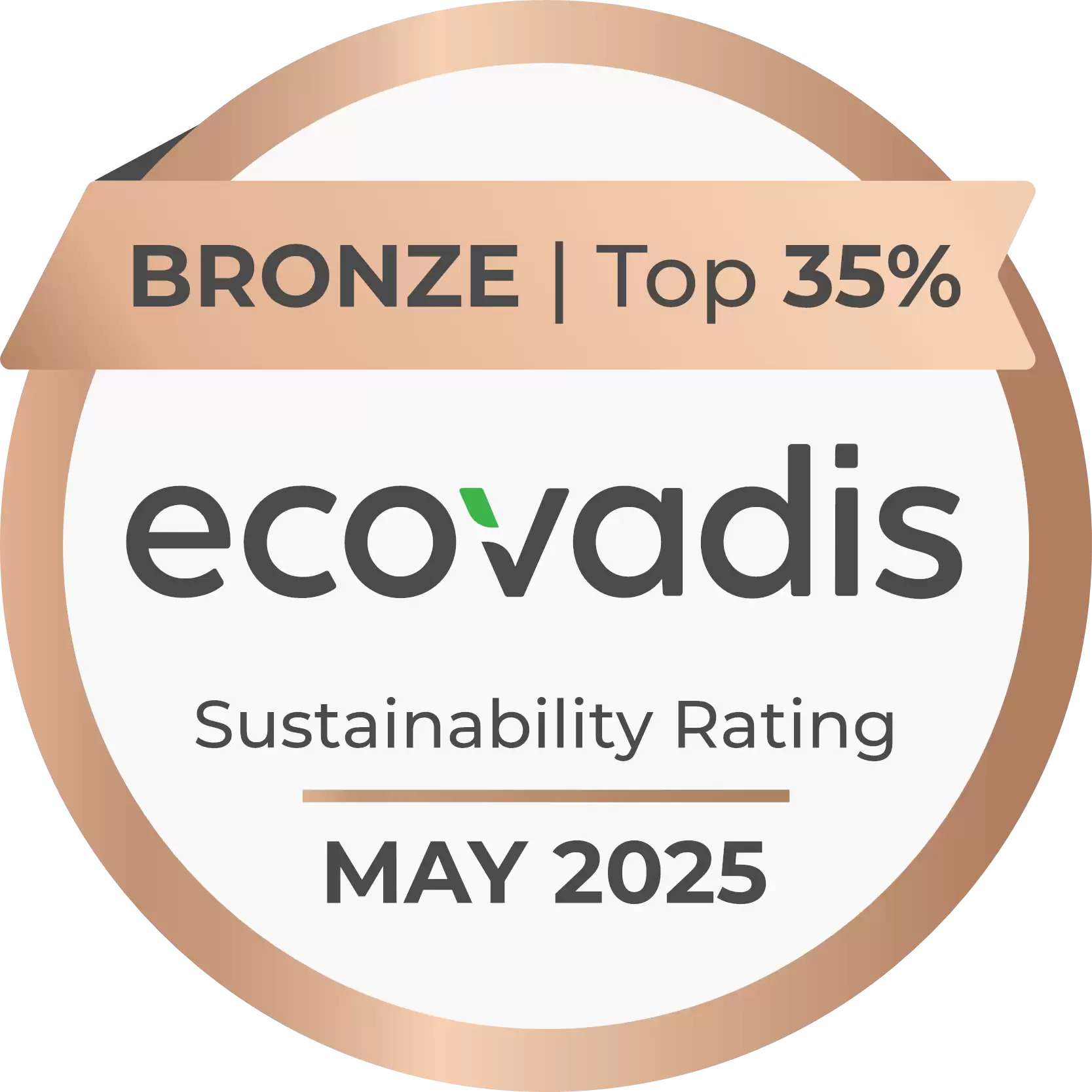 certificat ecovadis bronze 2025 certificat ecovadis bronze 2025