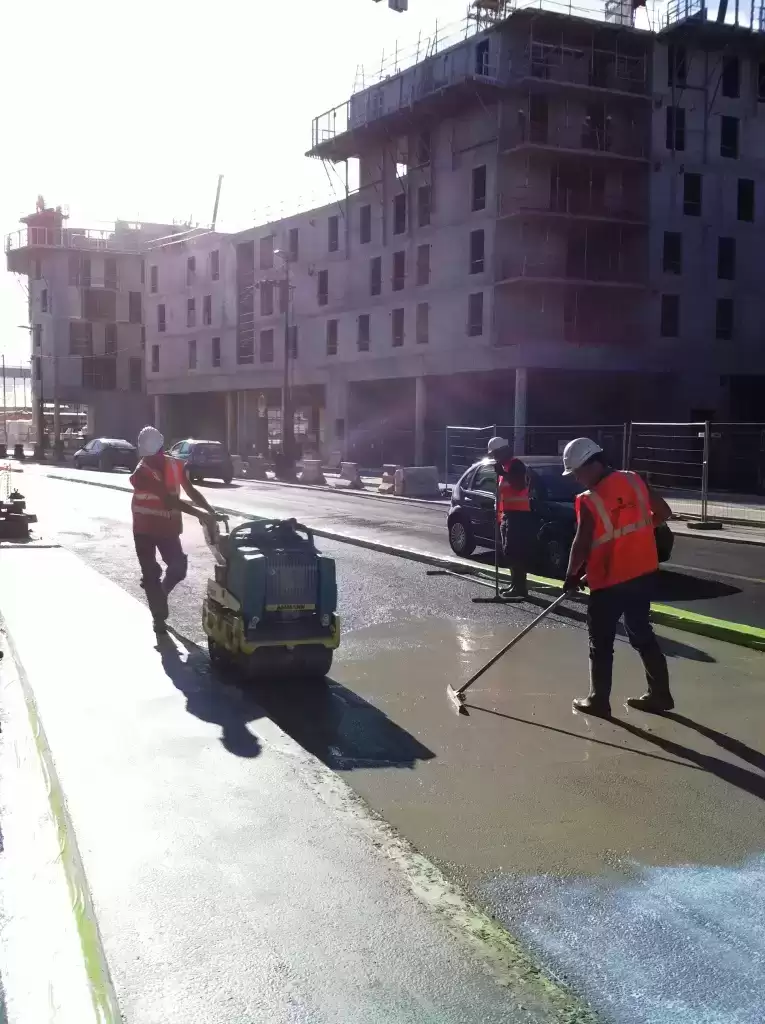 voie bus en enrobé percolé voie bus en enrobé percolé
