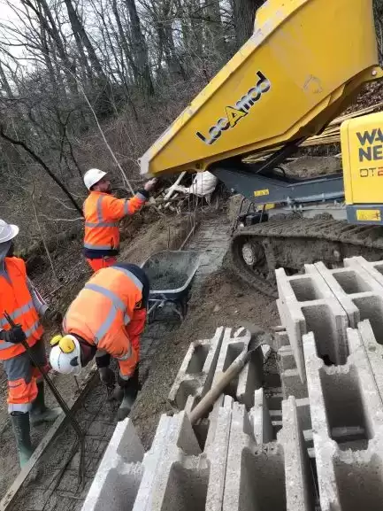 gare palaiseau beton en big bags