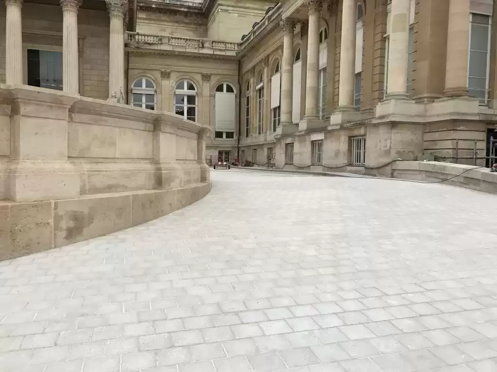 paves sur sable stabilisé paris
