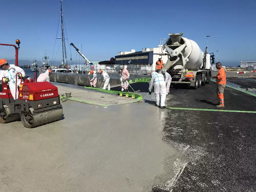 port de cherbourg enrobés percol